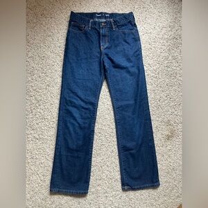 Old Navy Women's Dark Blue Straight Leg Jeans